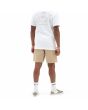 Hombre con Pantalón corto elástico Vans Range Beige de corte holgado posterior