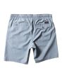 Pantalón corto elástico sumergible Vissla Hemp No See Ums Eco Elastic Walkshort 18" Dusk para hombre  posterior