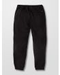 Pantalón Deportivo de forro polar Volcom Iconic Stone Black para hombre posterior 2