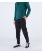 Hombre con pantalón jogger Hurley Banks Heat negro bolsillo