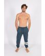 Hombre con pantalón de chándal Hurley Oceancare Block Party Fleece Pant azul 