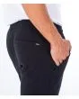 Hombre con Pantalones Jogger Hurley Outsider Icon II negros bolsillo trasero