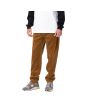 Hombre con Pantalón de pana Carhartt WIP Newel Pant Marrón (Rinsed) lateral