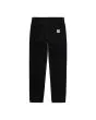Pantalón de pana Carhartt WIP Newel Pant Negro (Rinsed) para hombre posterior