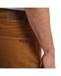 Hombre con pantalón de pana Volcom Solver 5 Pocket Corduroy Marrón etiqueta marca