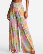 Mujer con Pantalón de playa Billabong Split Spirit Blanco multicolor largo