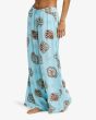 Mujer con pantalón Playero Billabong Beach Bound Azul Clearwater lateral