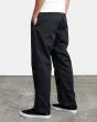Hombre con pantalón de corte relajado RVCA Americana Chino negro posterior izquierda 