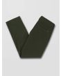 Pantalón chino Volcom Frickin Modern Stretch verde para hombre doblado