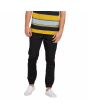 Hombre con pantalón de cintura elástica Volcom Frickin Slim Tapered Jogger negro 