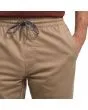 Hombre con pantalón de cintura elástica Volcom Frickin Slim Tapered Jogger Khaki cordón