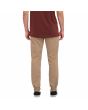 Hombre con pantalón de cintura elástica Volcom Frickin Slim Tapered Jogger Khaki posterior
