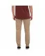 Hombre con pantalón de cintura elástica Volcom Frickin Slim Tapered Jogger Khaki posterior