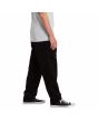 Hombre con Pantalón elástico Volcom Psychstone EW Negro lateral