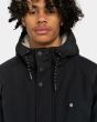 Hombre con Parka resistente al agua Element Field 2.0 Negra cuello