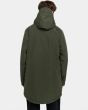 Hombre con Parka resistente al agua con forro acolchado sherpa Element Field 2.0 Verde posterior