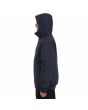 Hombre con parka impermeable Volcom Hernan 5K Jacket Azul Marino capucha
