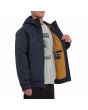 Hombre con parka con capucha Volcom Hernan 5K Jacket Azul Marino interior