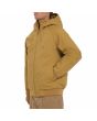 Hombre con parka con capucha Volcom Hernan 5K Jacket Tobacco bolsillo