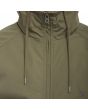 Hombre con parka con capucha Volcom Hernan 5K Jacket Wintermoss Verde cuello