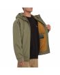 Hombre con parka con capucha Volcom Hernan 5K Jacket Wintermoss Verde interior