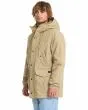 Hombre con Volcom Starget 5K Parka color Khaki lateral