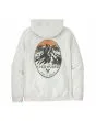 Sudadera de cpaucha Patagonia Chouinard Crest Uprisal Hoody en color blanco hueso Unisex