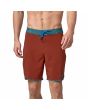 Hombre con Bañador de surf Patagonia M's Hydropeak Scallop Boardshorts 18in Mangrove Red 