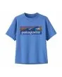 Camiseta de manga corta Patagonia Kids Capilene Silkweight Boardshort Logo Azul para niño/a