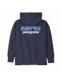 Sudadera con capucha Patagonia Kids Hoody P-6 Logo azul marino para niño/a 6-16 años