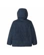 Chaqueta acolchada reversible Patagonia Kids Ready Freddy Hoody Azul Marino para niños posterior
