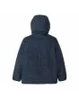 Chaqueta acolchada reversible Patagonia Kids Ready Freddy Hoody Azul Marino para niños posterior