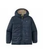 Chaqueta acolchada reversible Patagonia Kids Ready Freddy Hoody Azul Marino para niños