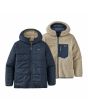 Chaqueta reversible Patagonia Kids Ready Freddy Hoody Azul Marino para niños