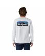 Hombre con Camiseta de manga larga Men's Long-Sleeved P-6 Logo Responsibili-Tee blanca