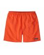 Short sumergible Patagonia Baggies 5'' Peel Orange con cintura elástica para hombre
