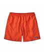 Short sumergible Patagonia Baggies 5'' en naranja polinizador con cintura elástica y logo para hombre