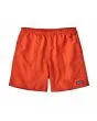 Short sumergible Patagonia Baggies 5'' en naranja polinizador con cintura elástica y logo para hombre