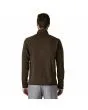 Hombre con chaqueta de forro polar Patagonia Better Sweater Jacket marrón posterior