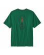 Camiseta de manga corta Patagonia M's Clean Climb Trade Responsibili-Tee Clean Climb Bloom Verde para hombre