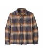 Camisa de franela Patagonia M's Fjord Flannel Sunrise Ridge Forge Grey para hombre