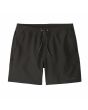 Bañador de cintura elástica Patagonia Hydropeak Volley Shorts 16in Negro para hombre