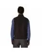 Hombre con chaleco de forro polar Patagonia Retro Pile Fleece Vest Negro-Gris posterior