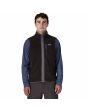 Hombre con chaleco de forro polar Patagonia Retro Pile Fleece Vest Negro-Gris