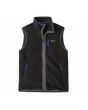 Chaleco de forro polar Patagonia Men's Retro Pile Fleece Vest Black w/Forge Grey para hombre