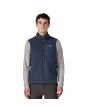 Hombre con chaleco de forro polar Patagonia Retro Pile Fleece Vest New Navy/Sunken Blue