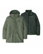 Abrigo de invierno desmontable Patagonia Men's Tres 3-in-1 Parka Verde Old Growth Green para hombre