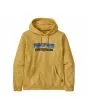 Sudadera con capucha Patagonia P-6 logo Uprisal Hoody amarilla Unisex