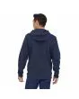 Hombre con Sudadera de capucha Patagonia P-6 Logo Uprisal Azul marino Unisex posterior