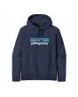 Sudadera con capucha Patagonia P-6 Logo Uprisal Azul marino Unisex 